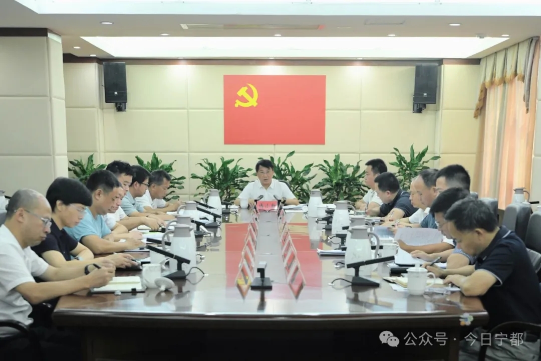 傅小新主持召開全縣經濟運行分析會